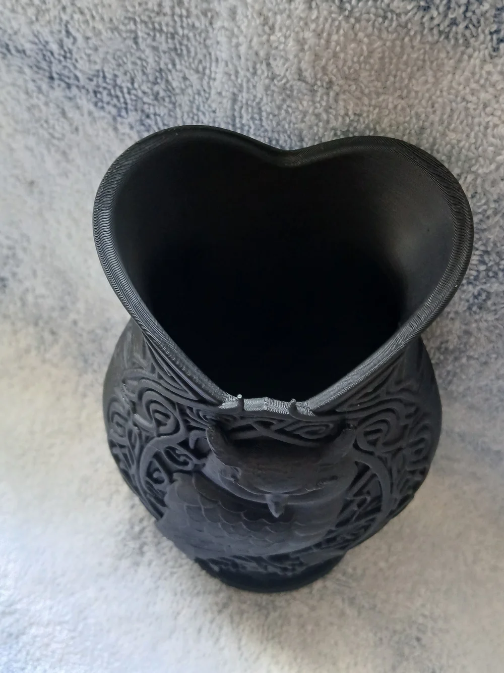 Hand Crafted Celestial Owl Vase or Makeup Brush Holder, Harry Potter Inspired!